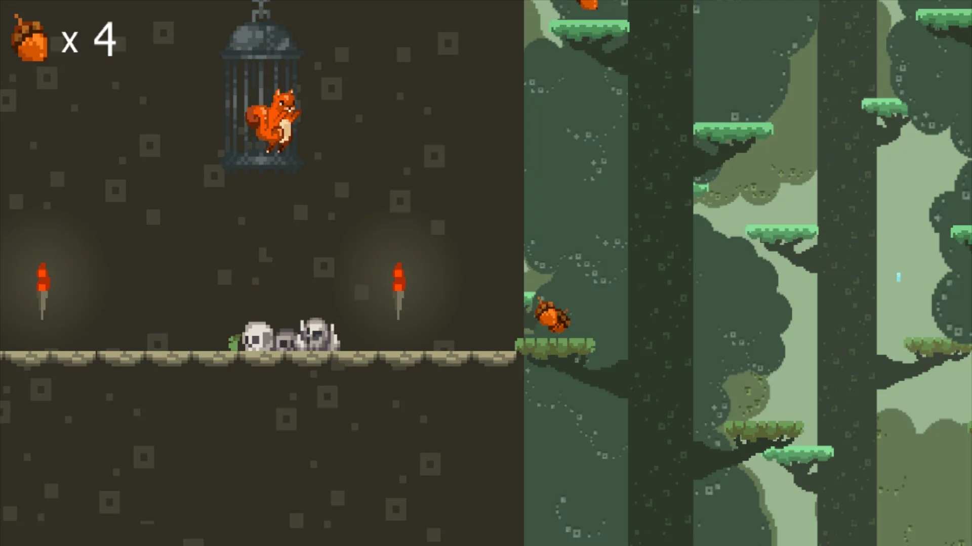 Изображение игры: Squirrel Jump