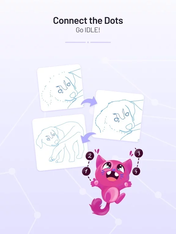 Изображение игры: Idle Dot to dot - Connect dots