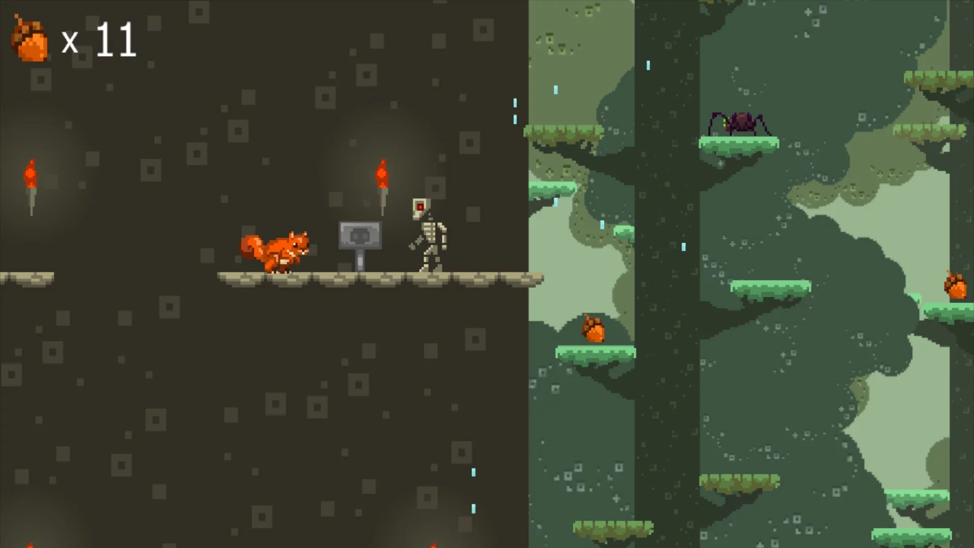 Изображение игры: Squirrel Jump