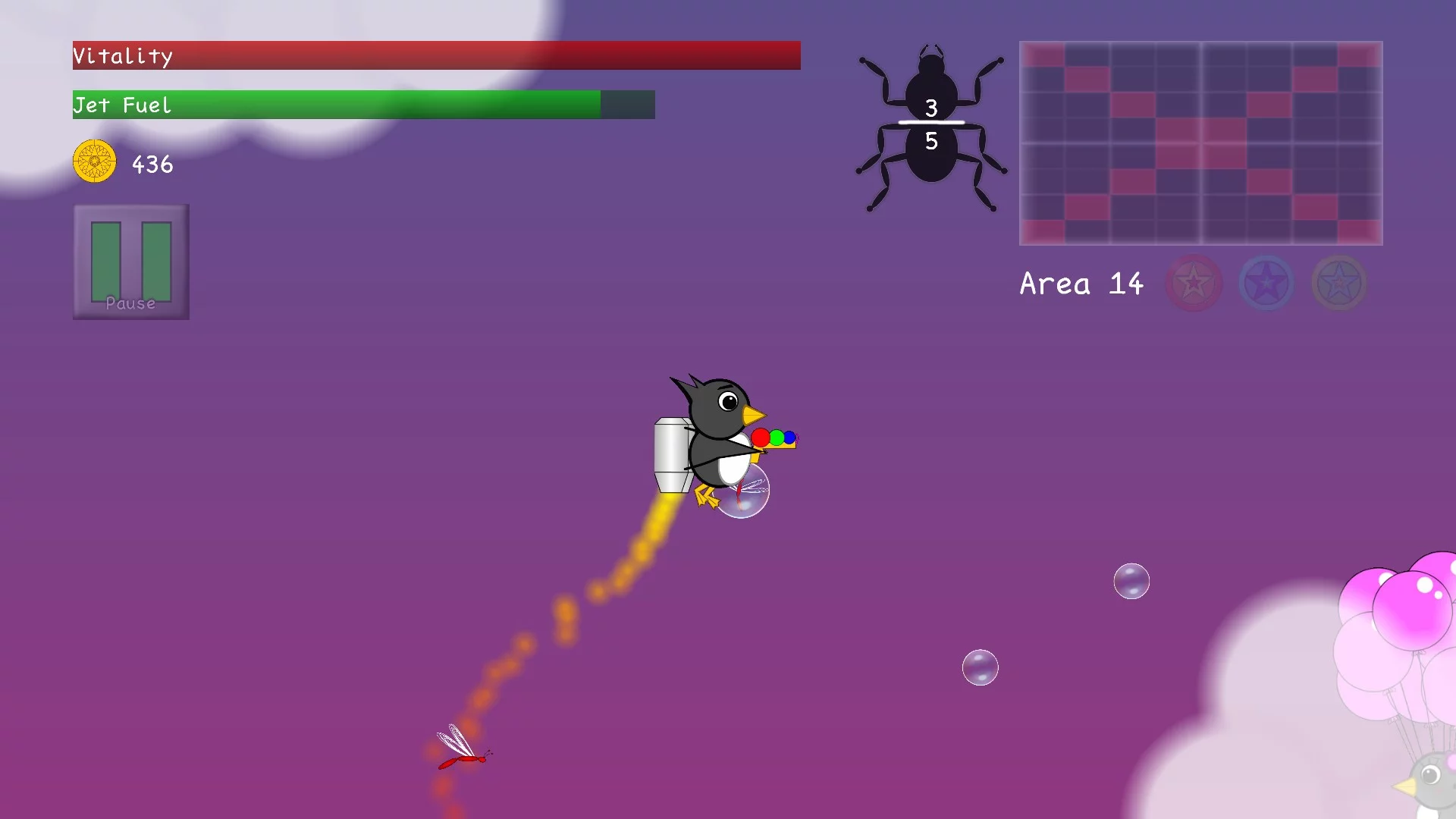 Изображение игры: Penguins vs. Bugs