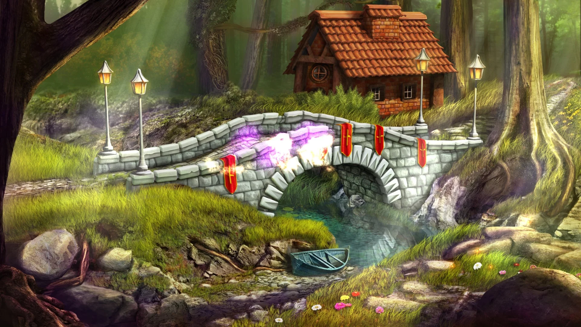 Изображение игры: Dreamland Solitaire