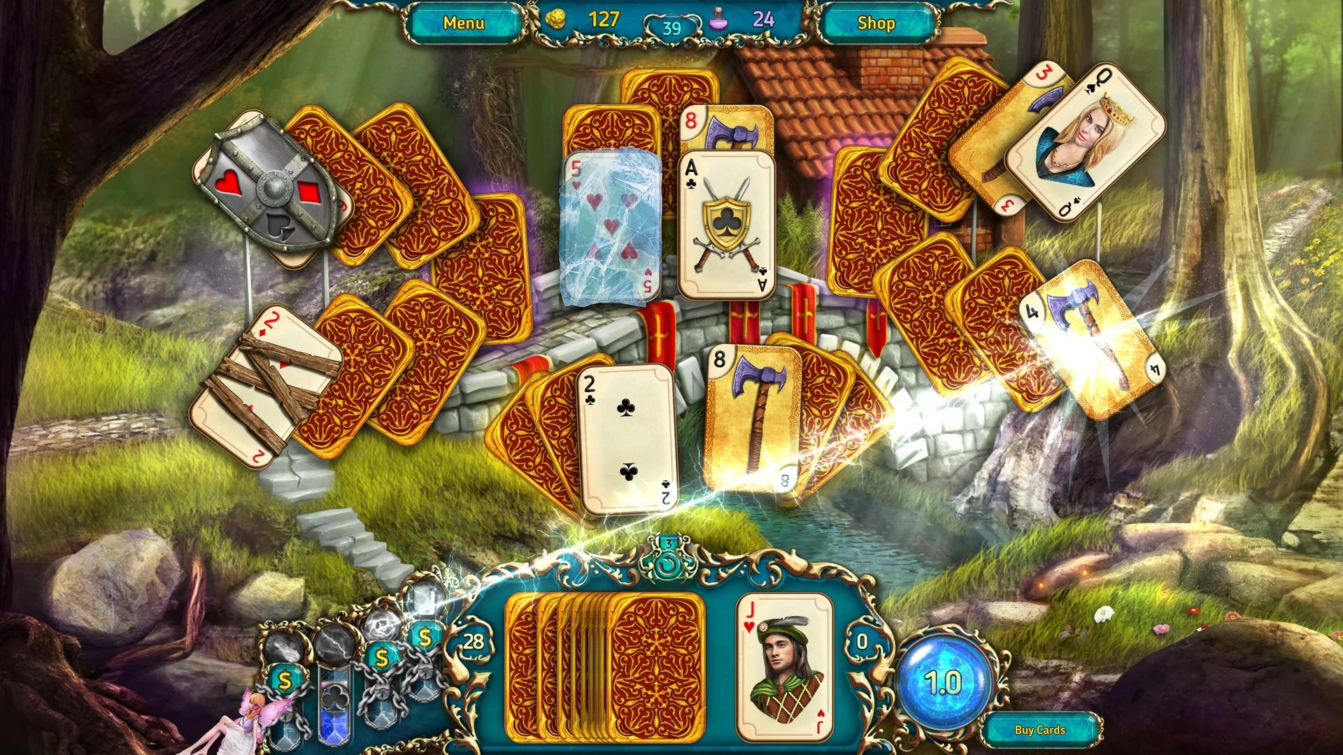 Изображение игры: Dreamland Solitaire