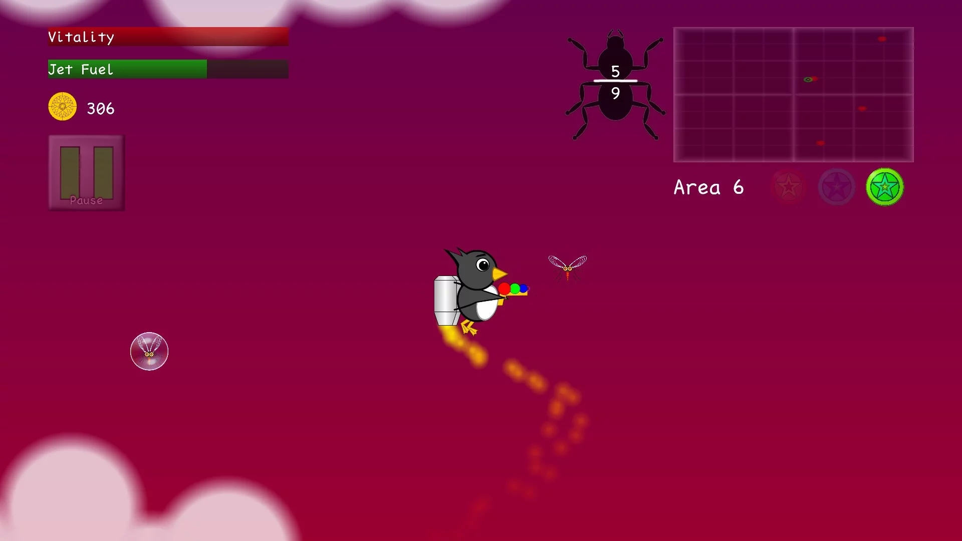 Изображение игры: Penguins vs. Bugs