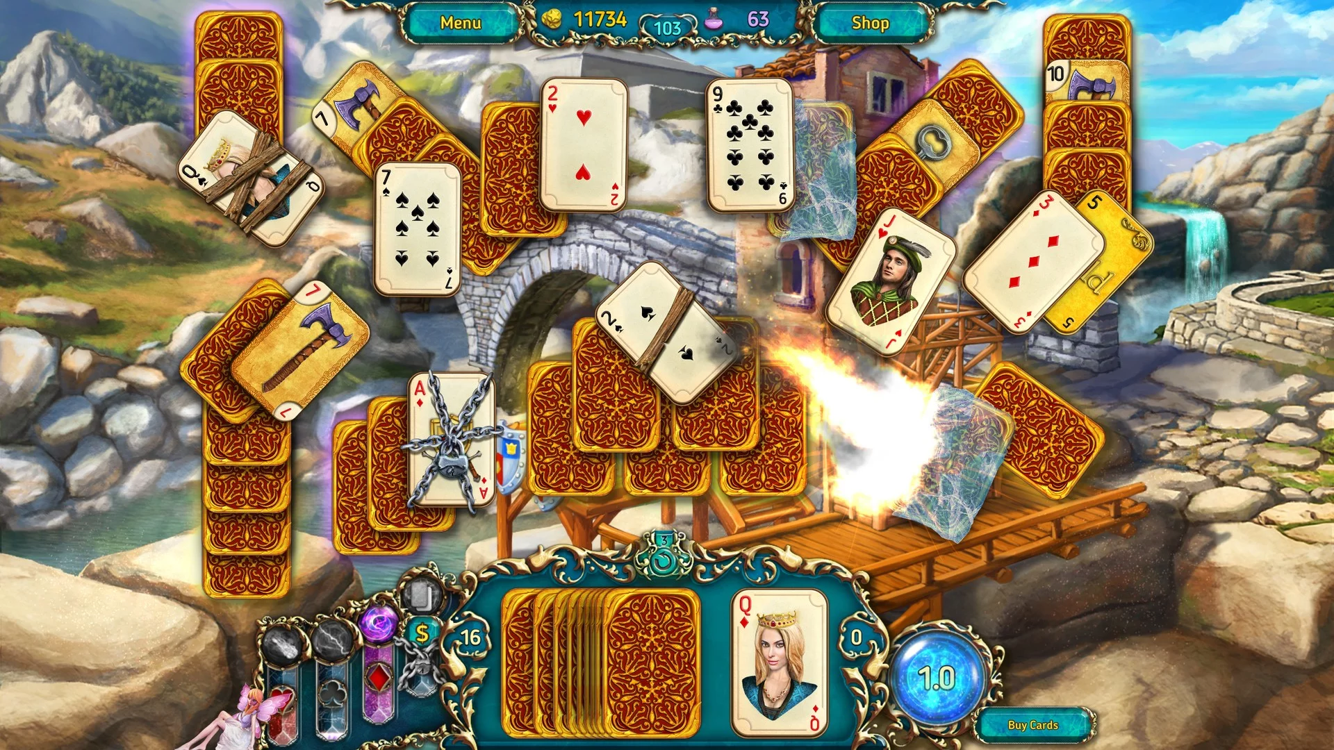 Изображение игры: Dreamland Solitaire