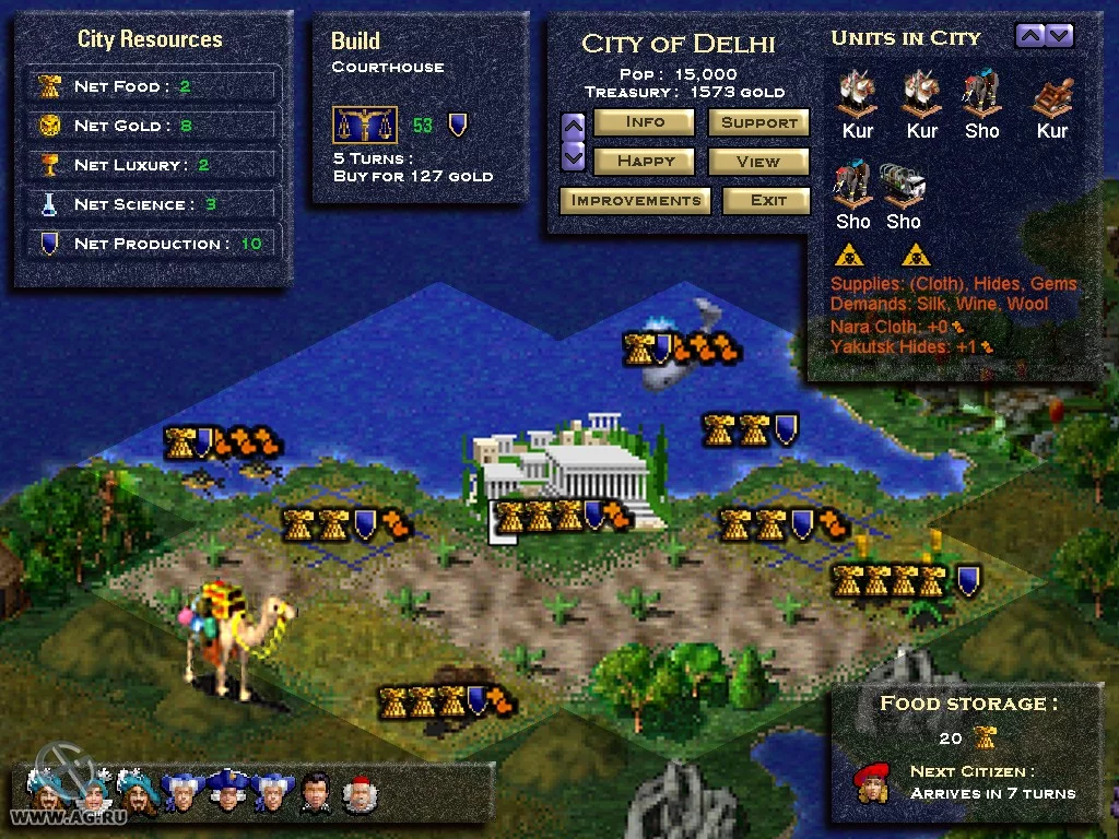 Изображение игры: Civilization 2: Test of Time