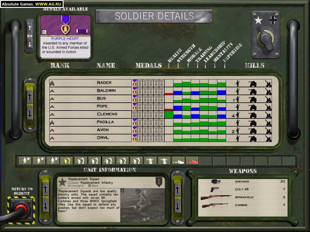Изображение игры: G.I. Combat: Episode I - Battle of Normandy