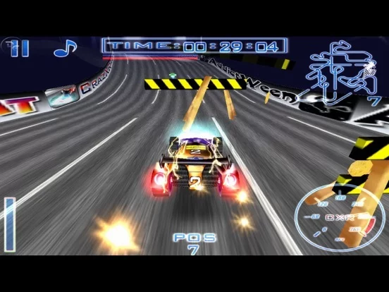 Изображение игры: CrazXRacing