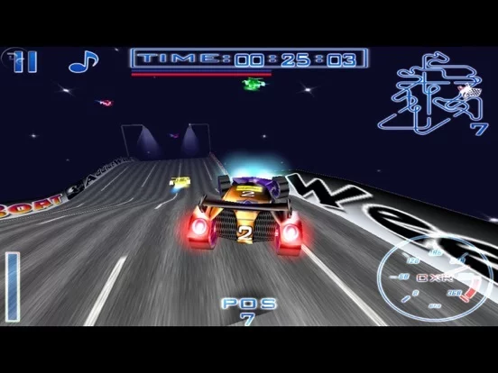 Изображение игры: CrazXRacing