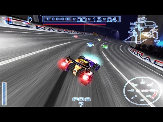 Изображение игры: CrazXRacing