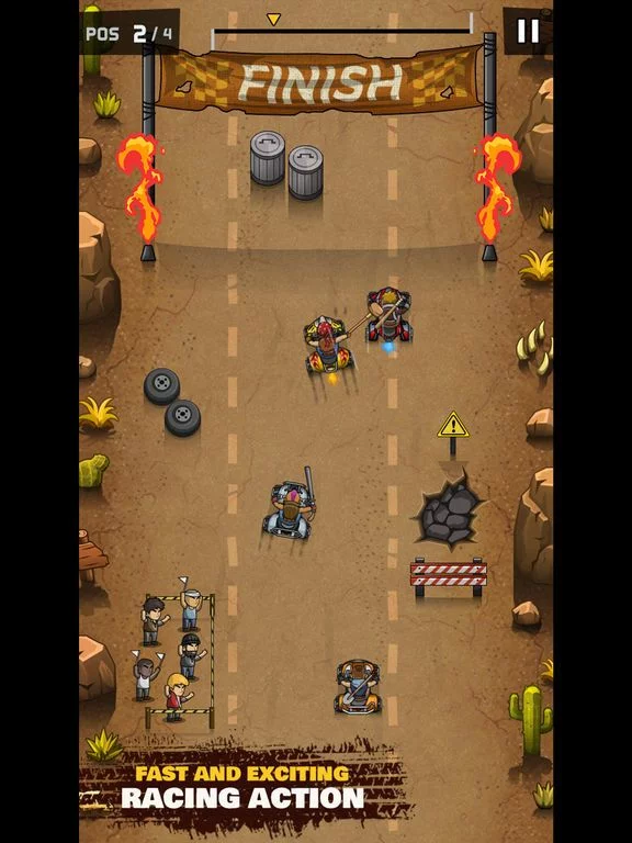 Изображение игры: Rude Racers!