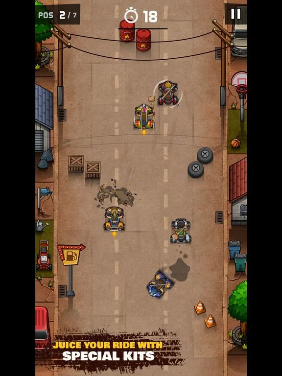 Изображение игры: Rude Racers!