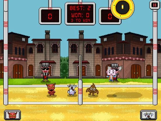 Изображение игры: Pixel Volley