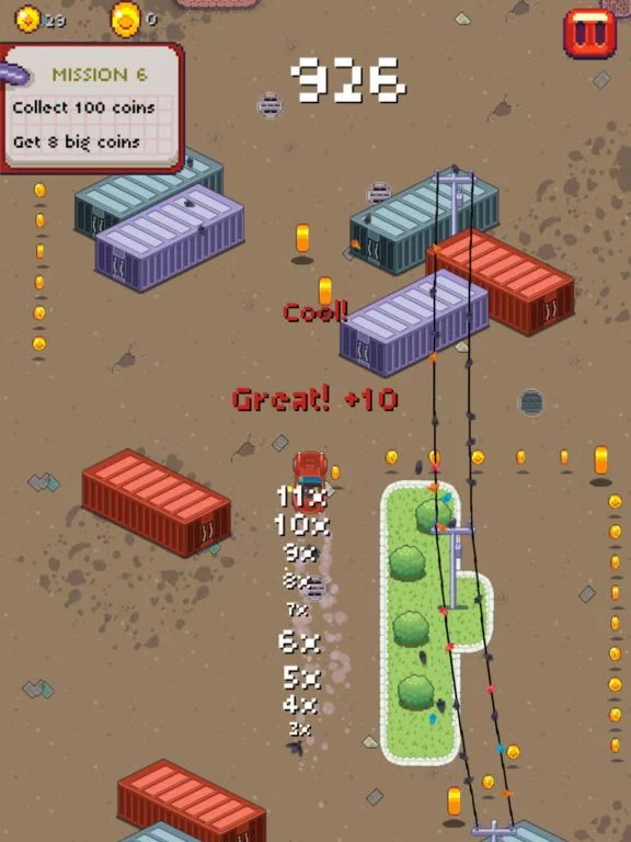 Изображение игры: Pixel Drifters