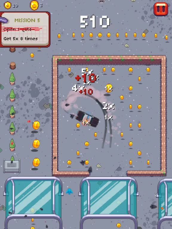 Изображение игры: Pixel Drifters