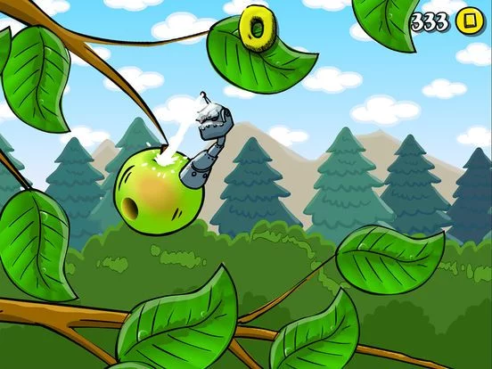 Изображение игры: Rolly Worms