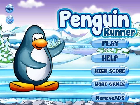 Изображение игры: Penguin Runner - My Cute Penguin Racing Game