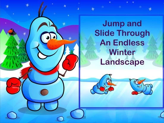 Изображение игры: Frozen Snowman Run
