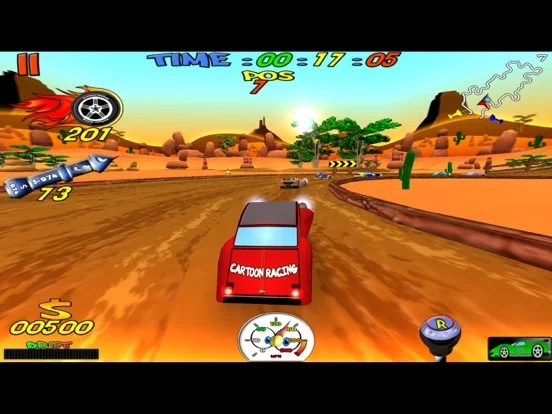 Изображение игры: Cartoon Racing Ultimate