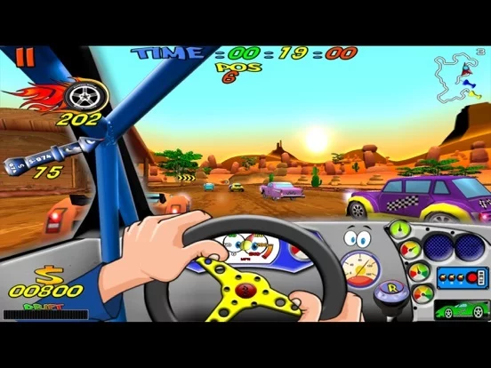 Изображение игры: Cartoon Racing Ultimate