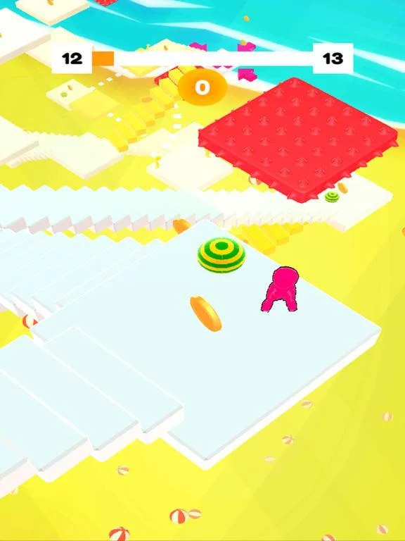 Изображение игры: Slippy Stairs