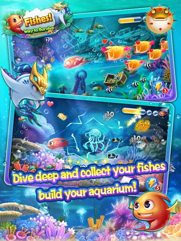 Изображение игры: Fishes! Way To Survive