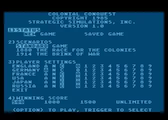 Изображение игры: Colonial Conquest (1985)
