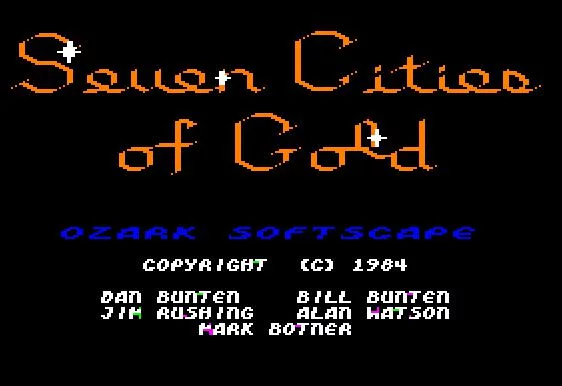 Изображение игры: The Seven Cities of Gold (1984)