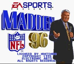Изображение игры: Madden NFL '96
