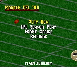 Изображение игры: Madden NFL '96