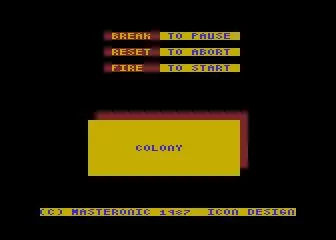 Изображение игры: Colony (1987)