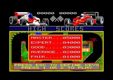 Изображение игры: Grand Prix Simulator (1987)