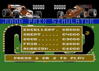 Изображение игры: Grand Prix Simulator (1987)