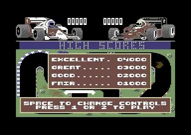 Изображение игры: Grand Prix Simulator (1987)