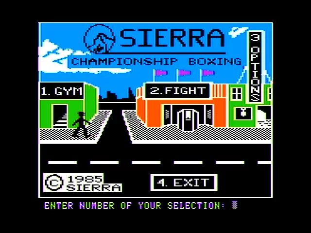 Изображение игры: Sierra Championship Boxing