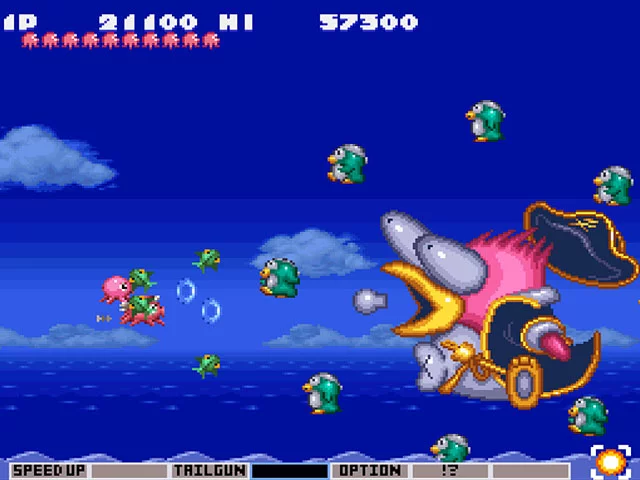 Изображение игры: Parodius! From Myth to Laughter