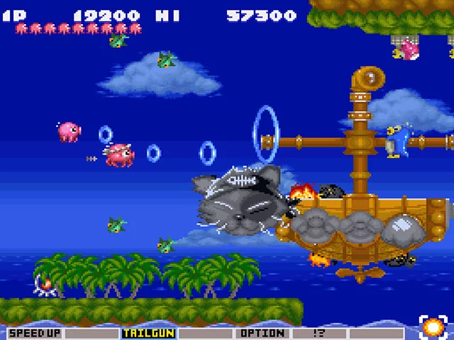 Изображение игры: Parodius! From Myth to Laughter