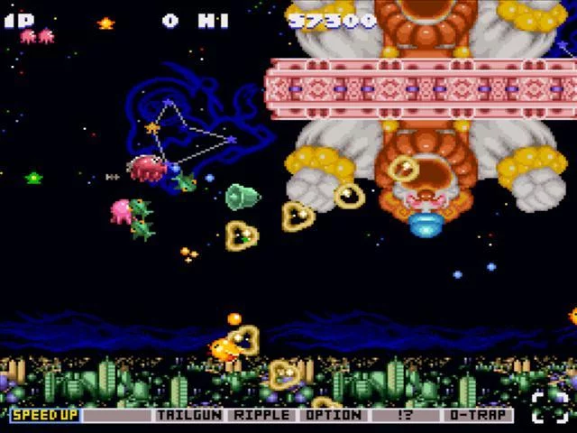 Изображение игры: Parodius! From Myth to Laughter