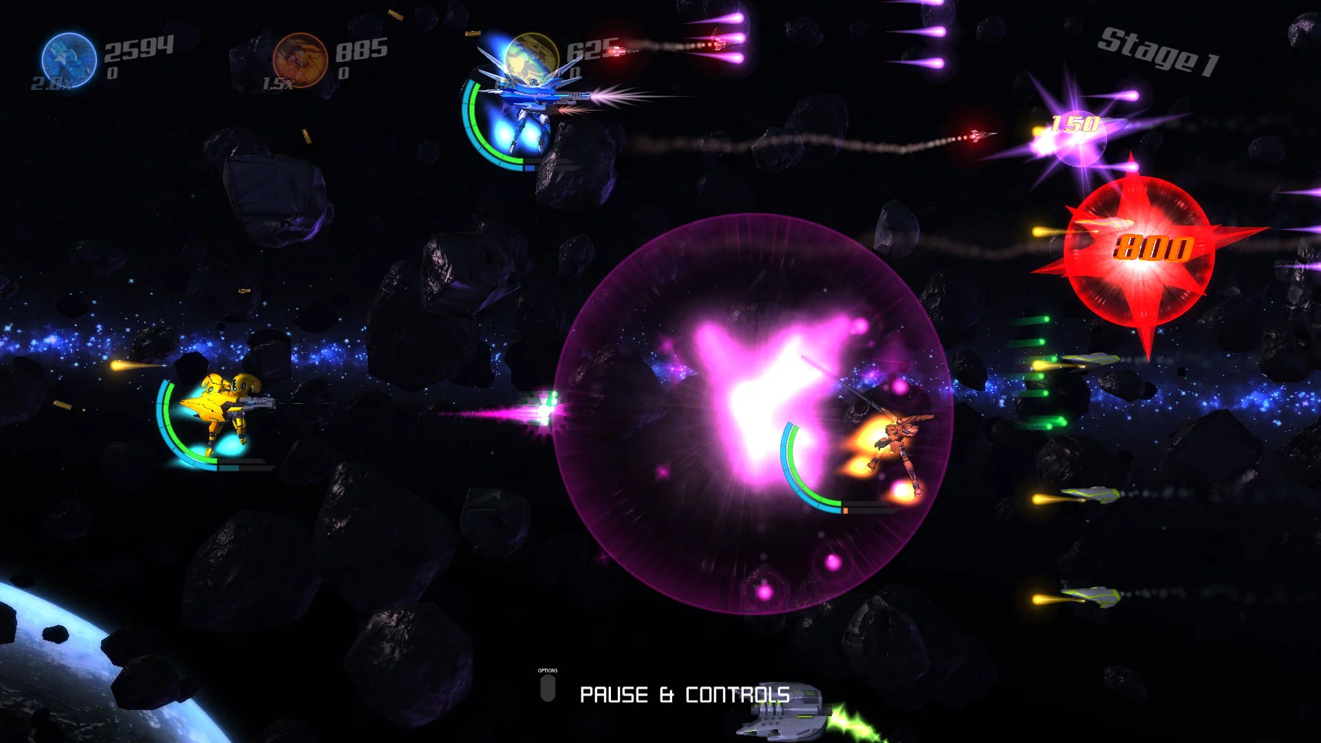 Изображение игры: Stardust Galaxy Warriors: Stellar Climax