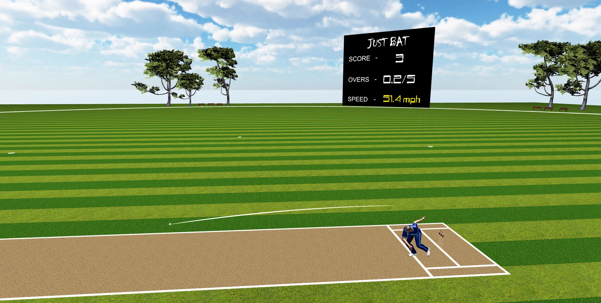 Изображение игры: JUST BAT (VR CRICKET)