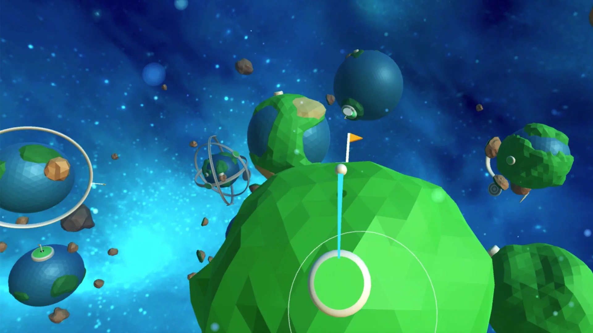 Изображение игры: Galaxy Golf