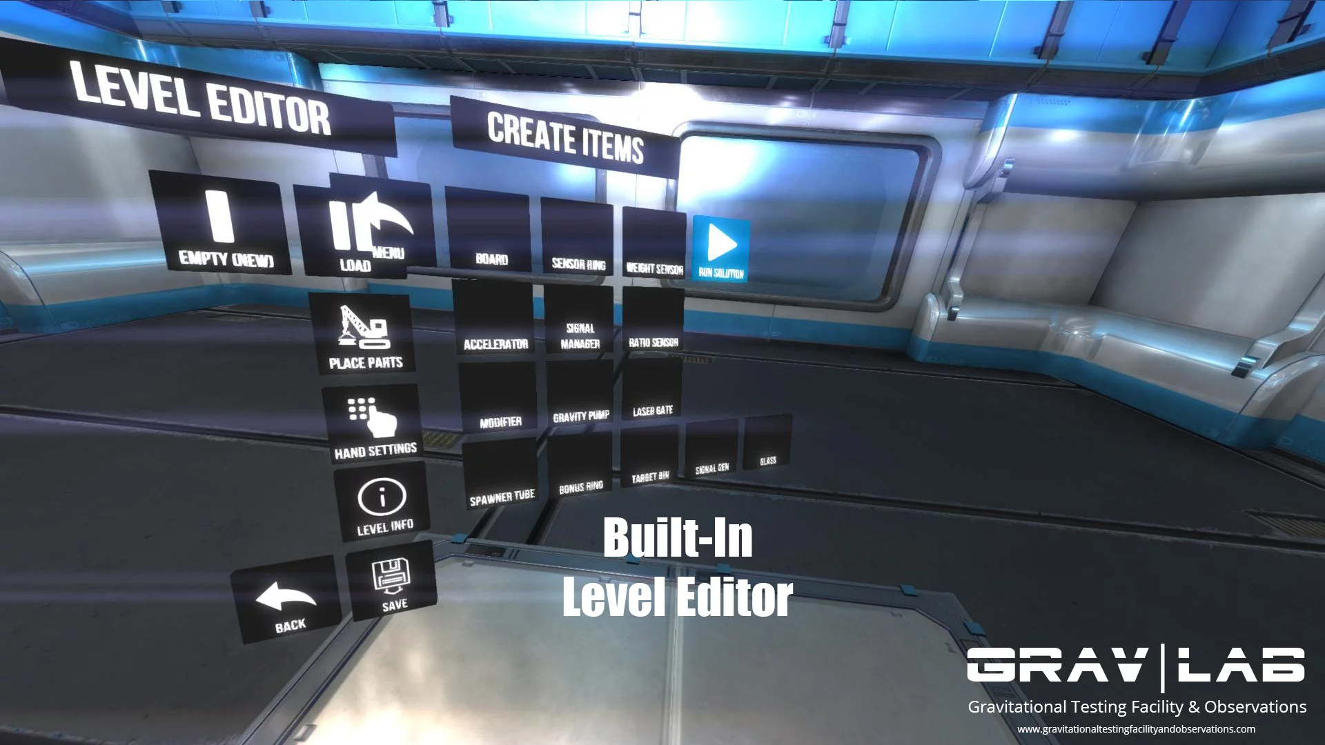 Изображение игры: Grav|Lab - Gravitational Testing Facility & Observations