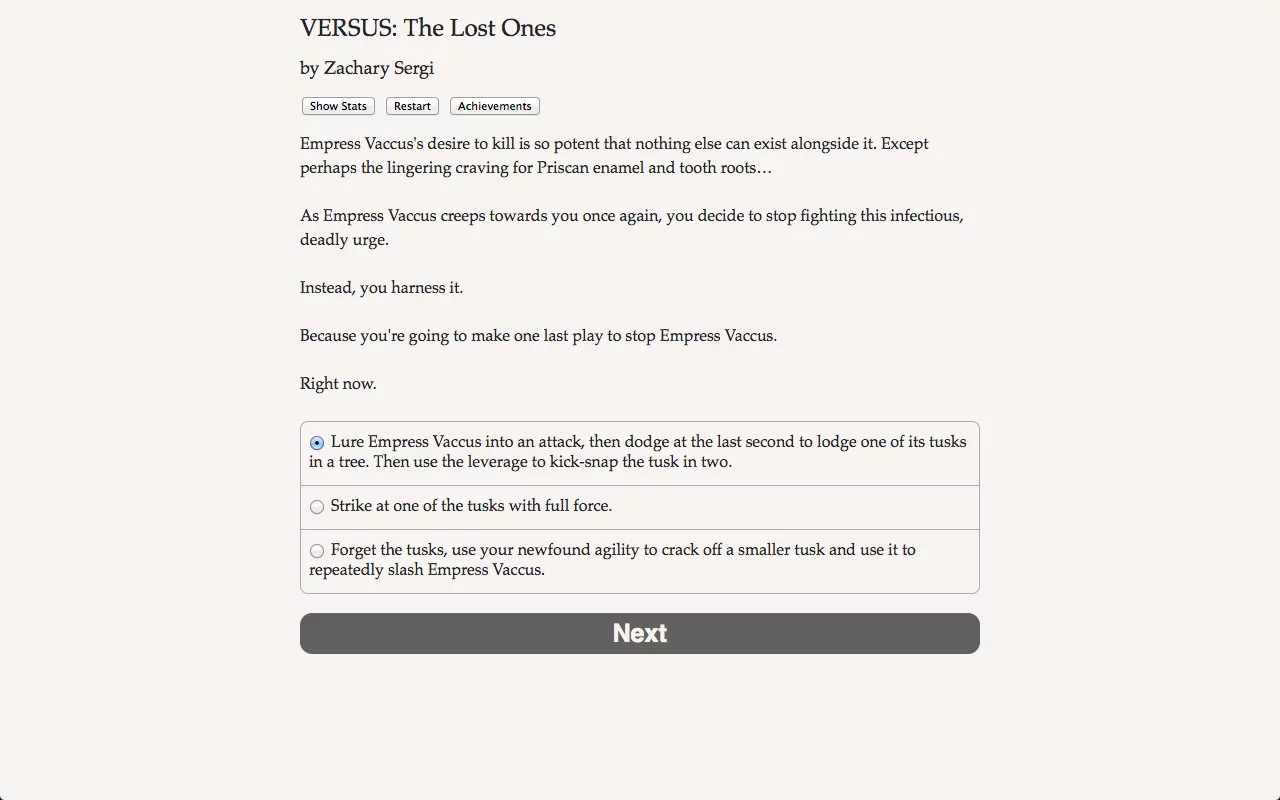 Изображение игры: VERSUS: The Lost Ones