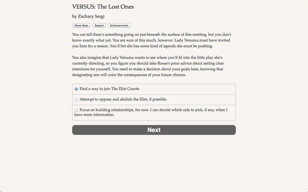 Изображение игры: VERSUS: The Lost Ones