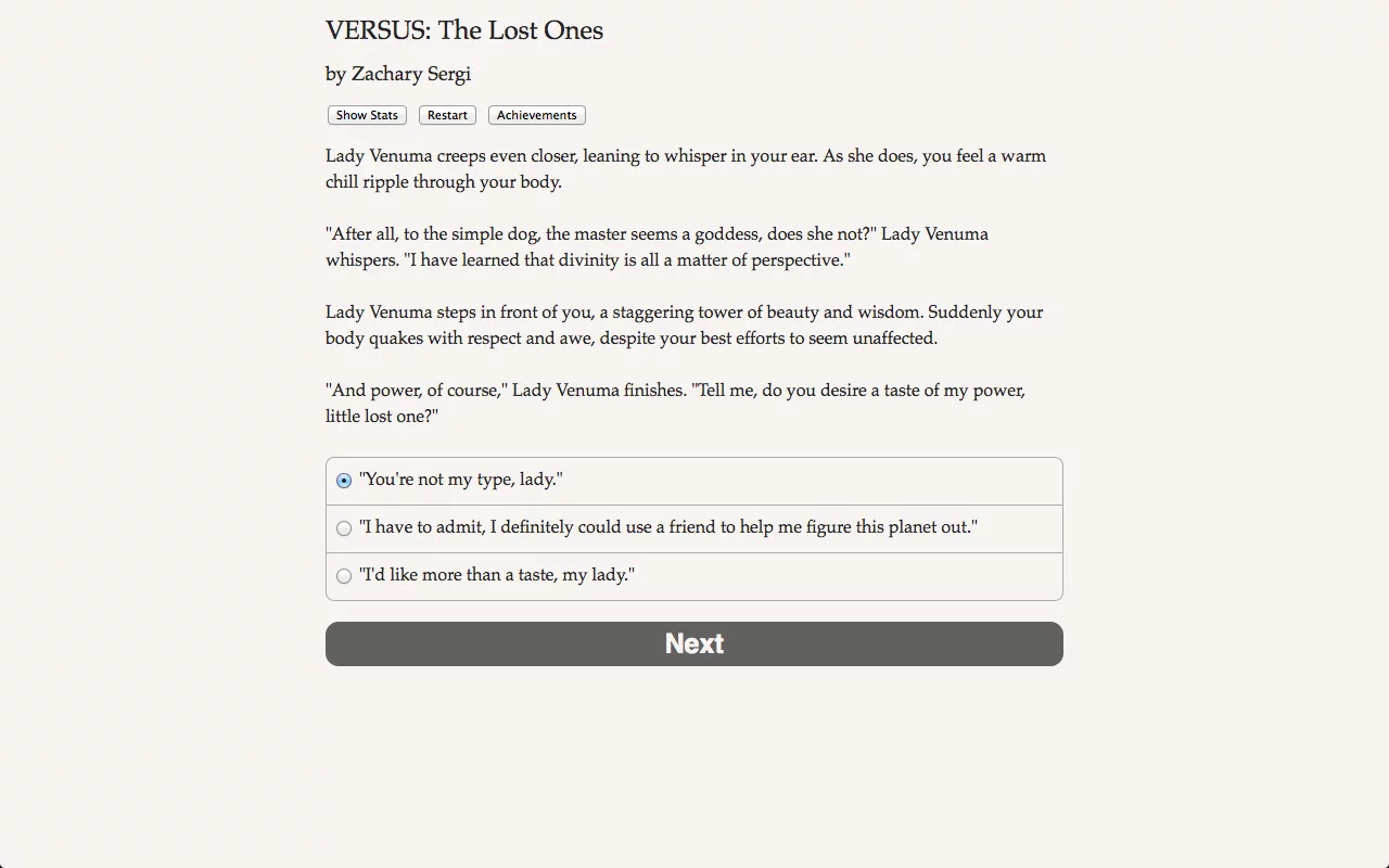 Изображение игры: VERSUS: The Lost Ones
