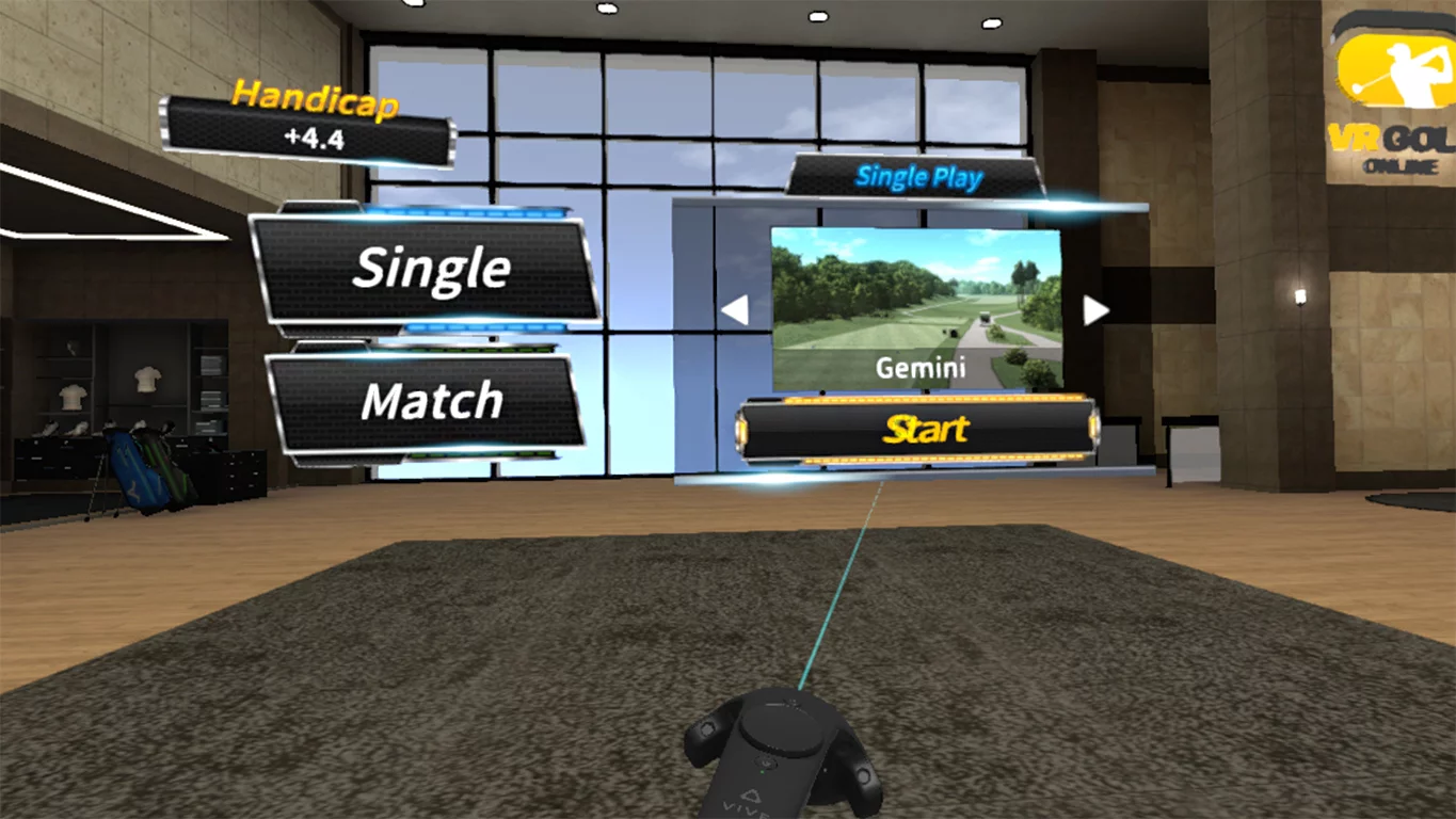 Изображение игры: VR Golf Online