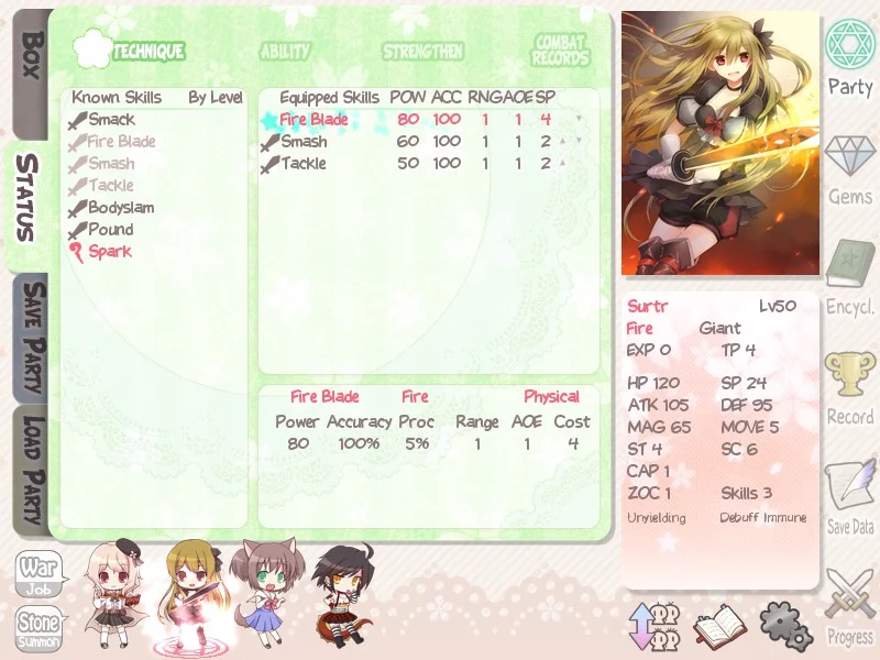 Изображение игры: Moekuri: Adorable + Tactical SRPG