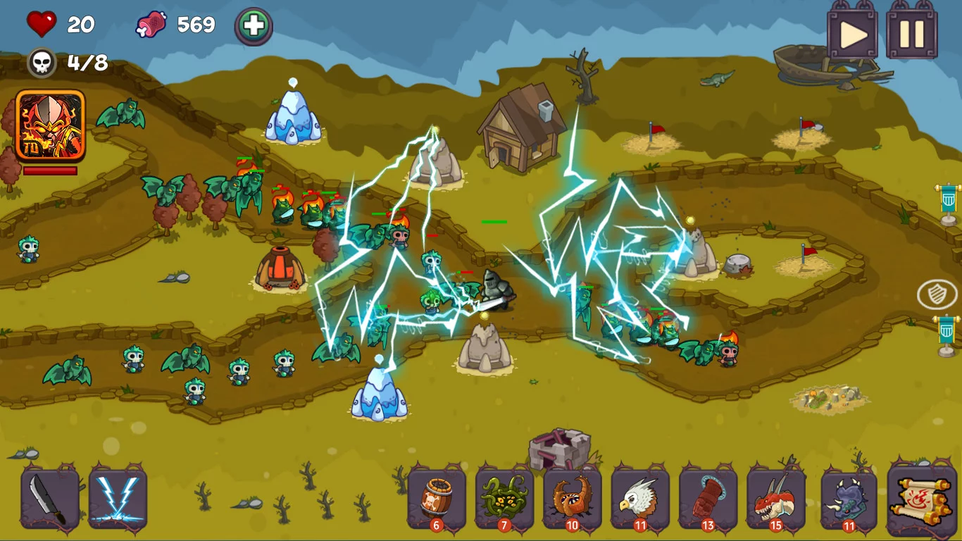 Изображение игры: Tower Defense - Fantasy Legends Tower Game