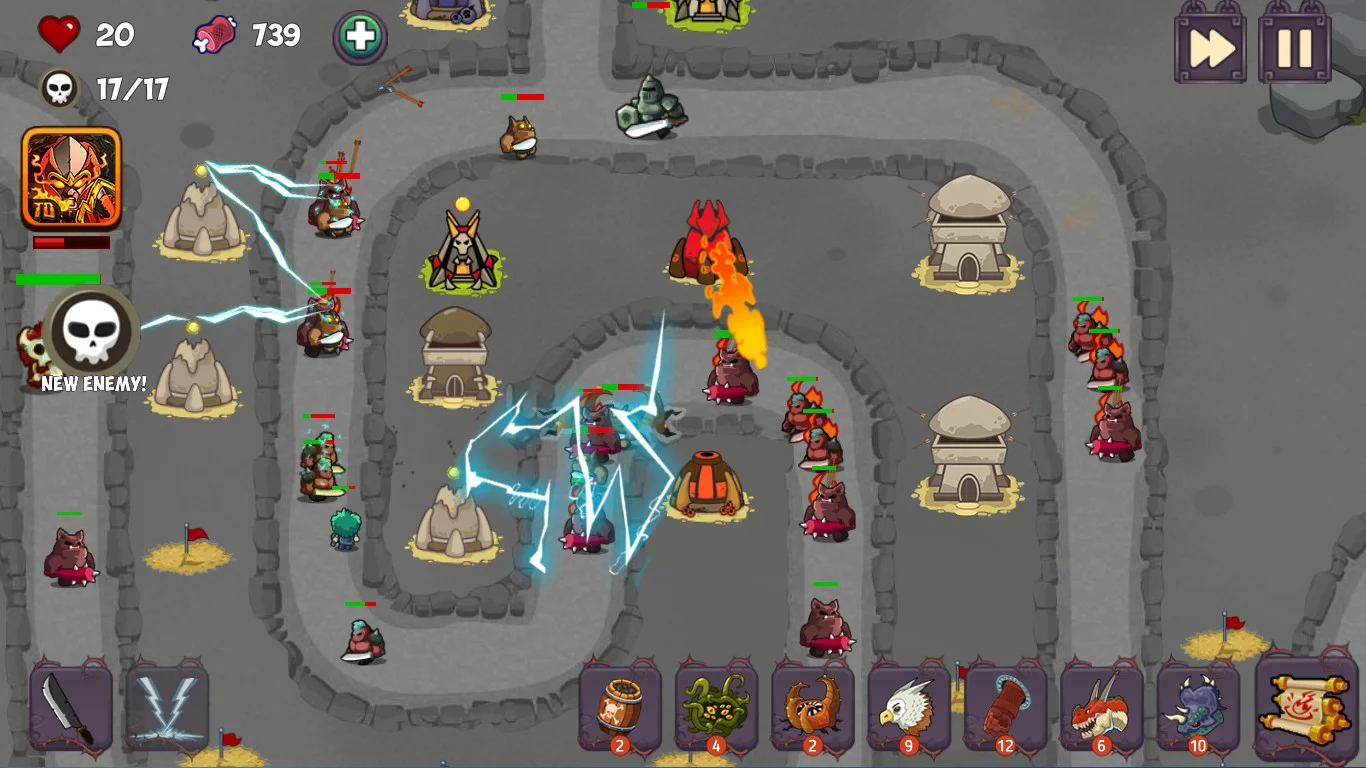 Изображение игры: Tower Defense - Fantasy Legends Tower Game