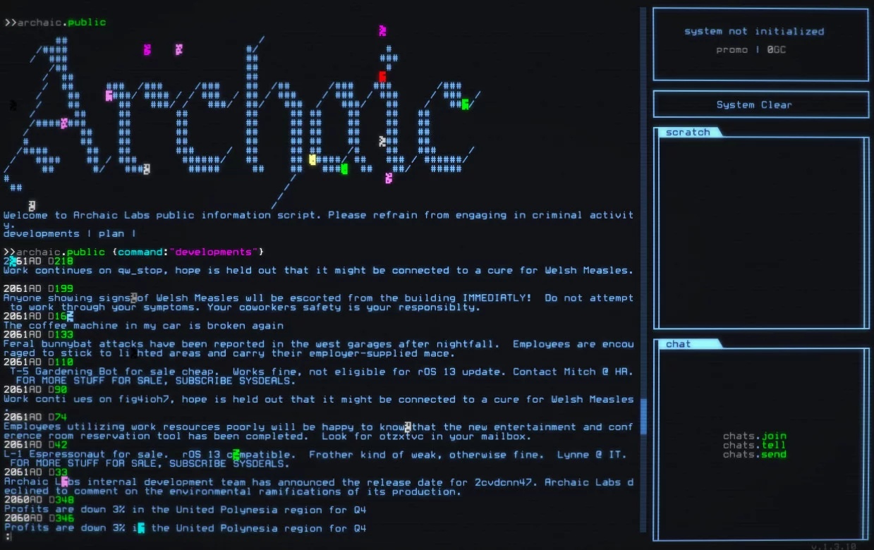 Изображение игры: hackmud
