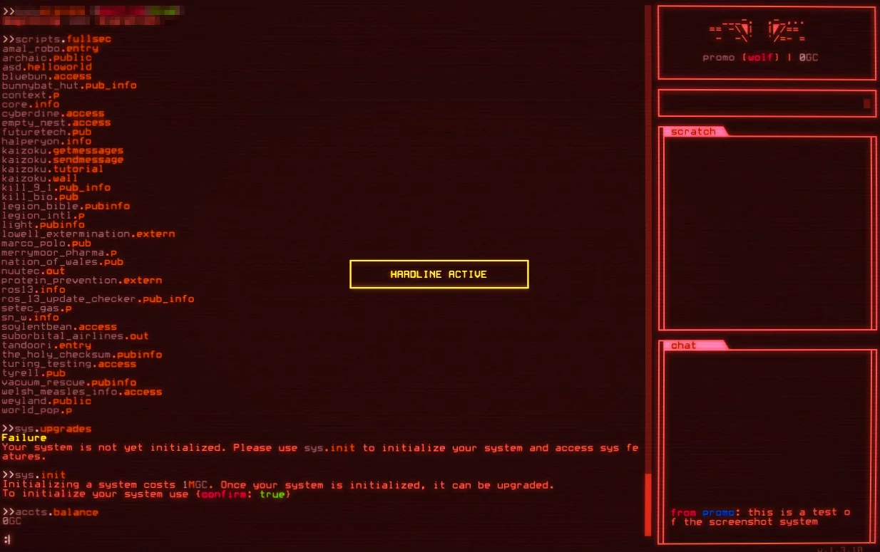 Изображение игры: hackmud